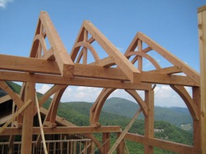 timber frame architects, mountain house
