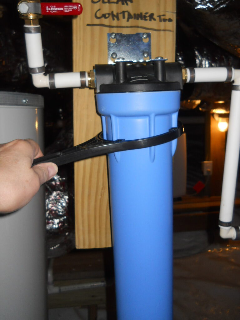 water filter replace
