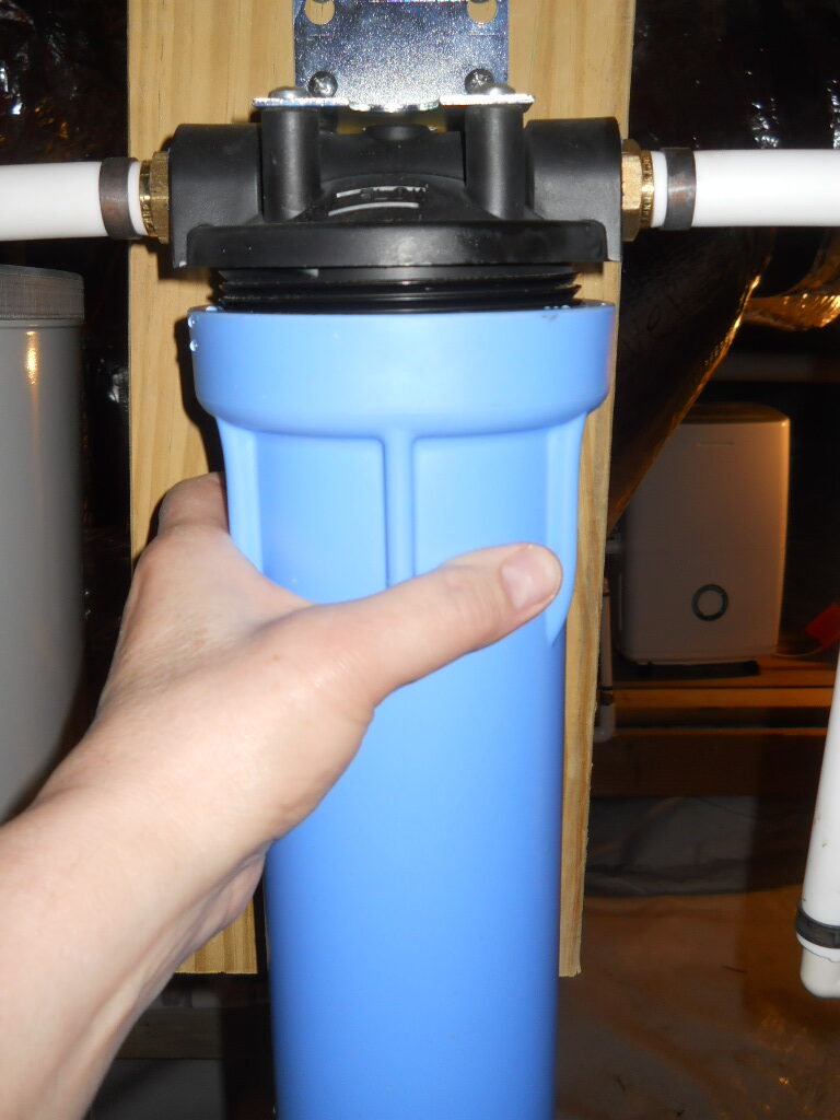 water filter replace