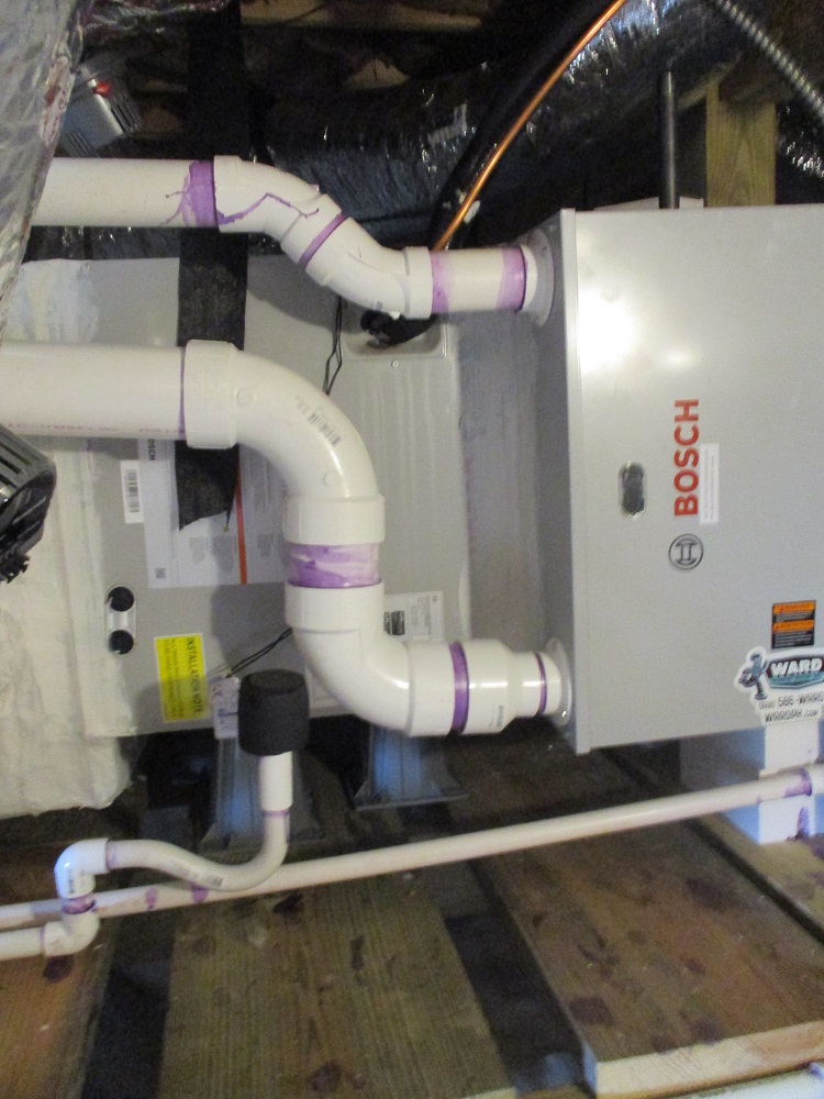 inverter heat pump dual fuel furnace install