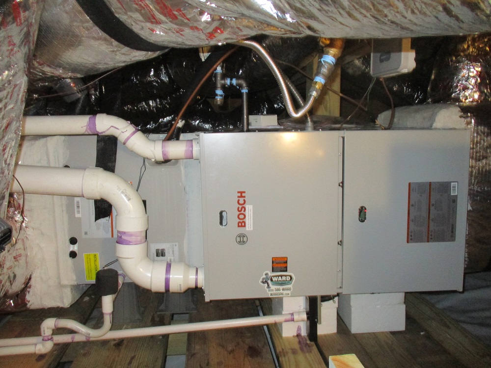 inverter heat pump dual fuel furnace install